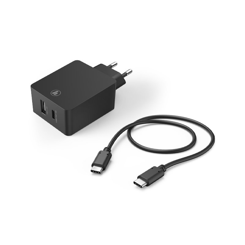 Chargeur secteur USB-C Power Delivery et USB-A Quick Charge 30 W