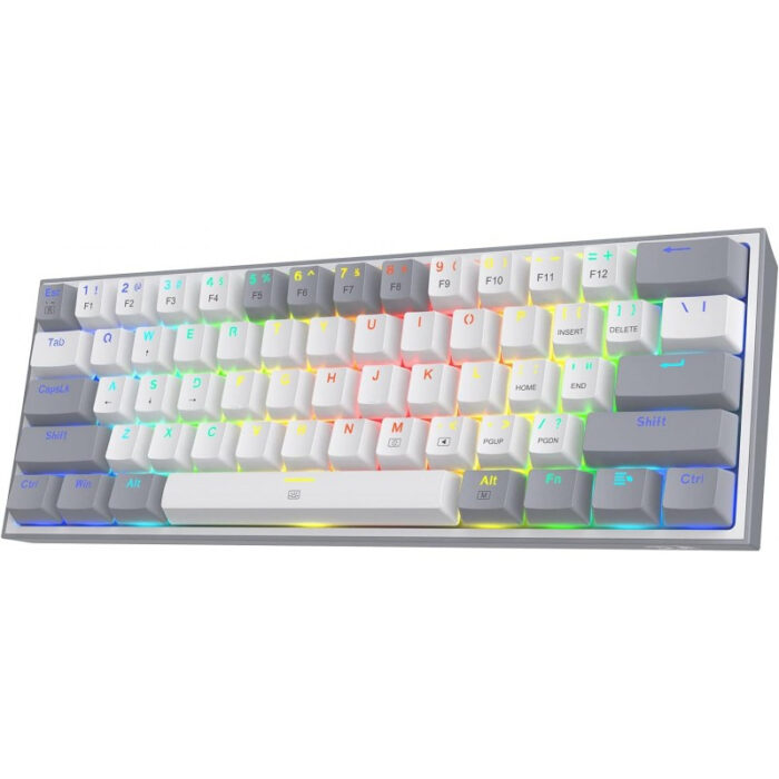 CLAVIER MÉCANIQUE GAMER REDRAGON FIZZ K617 / RGB / RED SWITCH