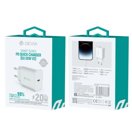 TETE DE CHARGEUR DEVIA TYPE-C 20W V2