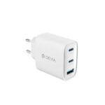 CHARGEUR DEVIA PD 65W A+2C GaN AVEC CÂBLE